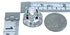 Southwestern Sterling Silver Cubic Zirconia Turquoise Inlay Flower Ring Size 5-1/2 LX113102